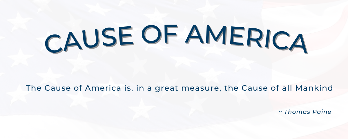 The Cause of America is, in a great measure, the Cause of all Mankind.