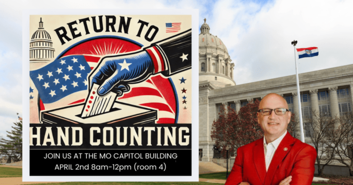 Good News! Missouri’s New Secretary of State Levels the Playing Field with Election Integrity Push