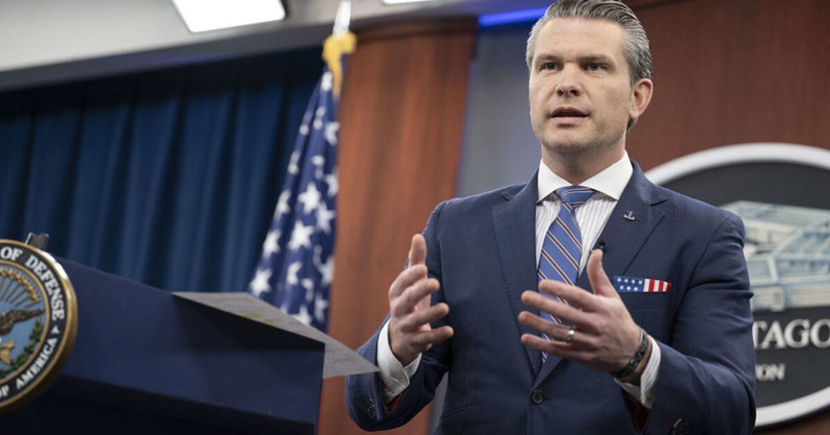 Sec. of Defense Pete Hegseth Orders Pentagon Purge — Demands 20% Cut in Woke Four-Star Generals and Admirals Across U.S. Military