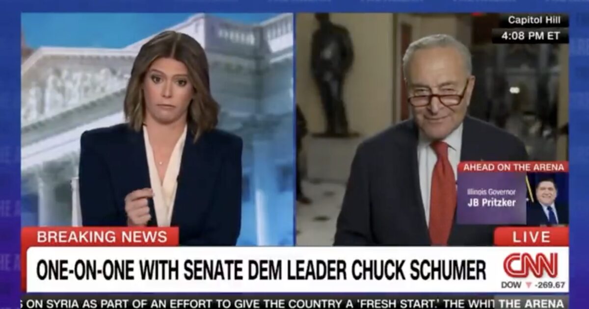 Schumer SHAMELESSLY Dodges Question as CNN’s Kasie Hunt GRILLS Him on Biden’s Mental Decline — Chuck Todd Torches Schumer (VIDEO)