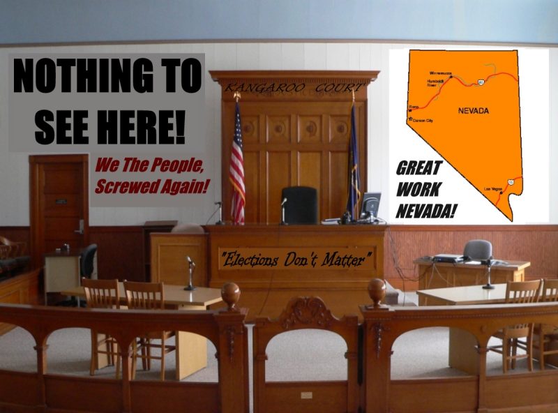 BREAKING EXCLUSIVE: Corrupt Nevada Court and State Officials Torpedo Solid Findings of Fraud in the 2024 Election