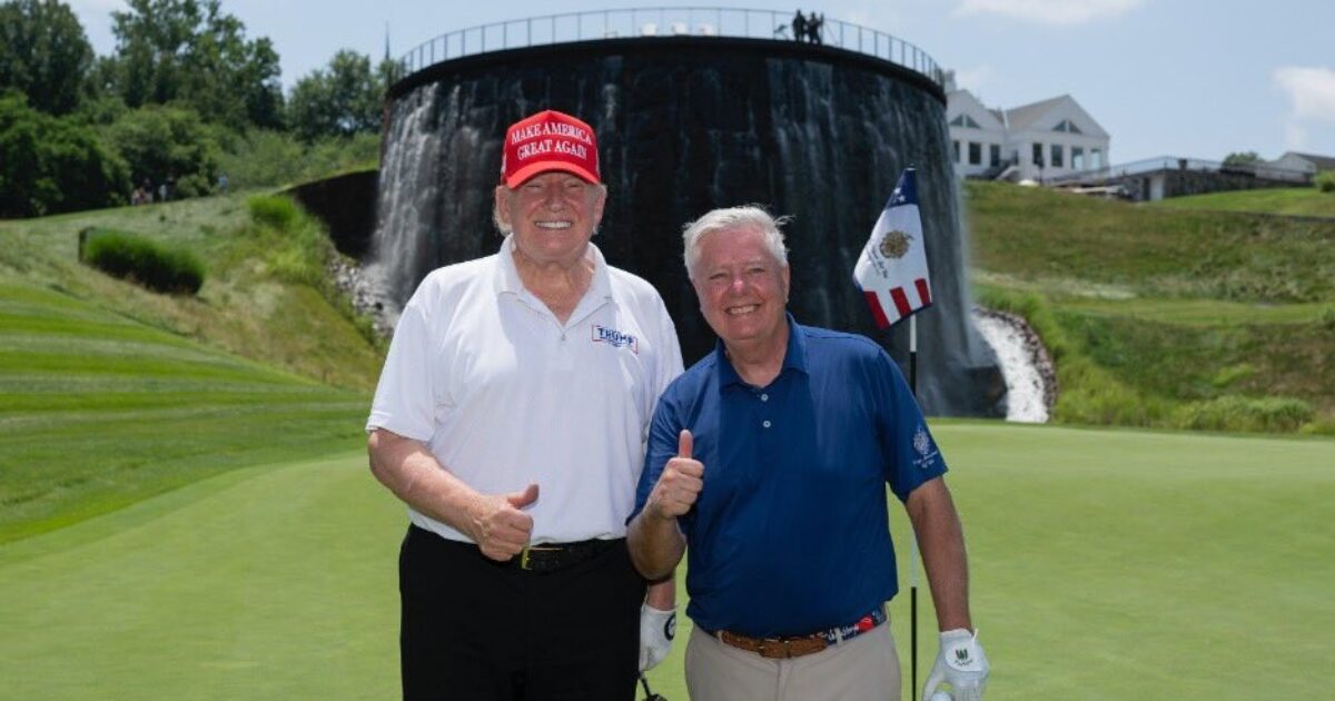 Trump Throws Support Behind RINO and Warmonger Lindsey Graham’s Reelection Bid