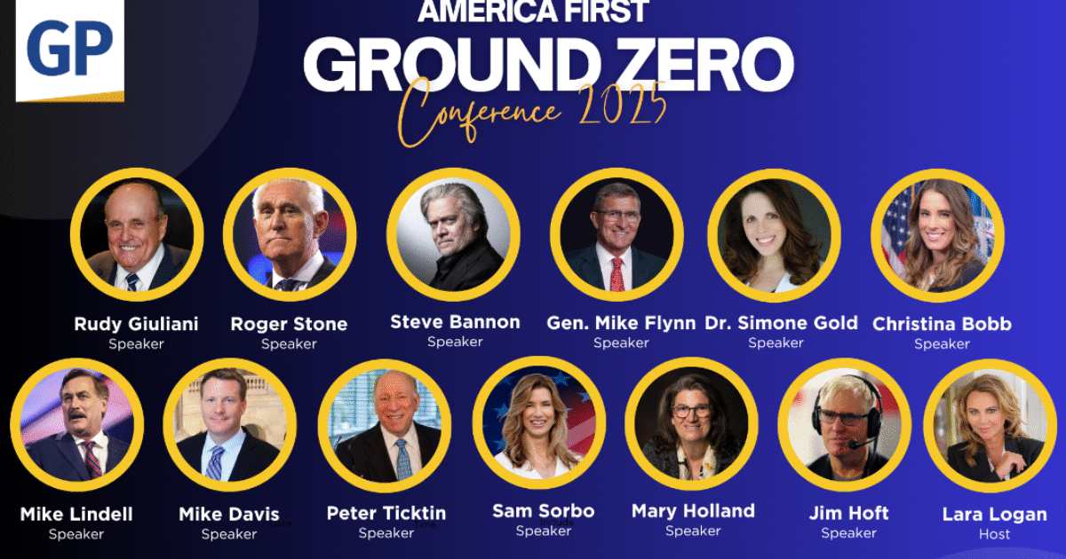 LATEST UPDATES: America First – Ground Zero Conference Set for Aug. 9-10 in Las Vegas — Gateway Pundit Hosts Powerhouse Lineup Featuring Lara Logan, Rudy Giuliani, Steve Bannon, Gen. Mike Flynn, Dr. Simone Gold, Mike Davis, Peter Ticktin, Roger Stone, Mike Lindell, and More!
