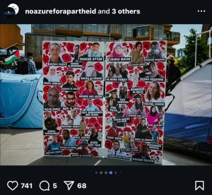 Microsoft Workers, Terrorist Signs in Tow, Launch Second Day of ‘Worker Intifada’ Encampment