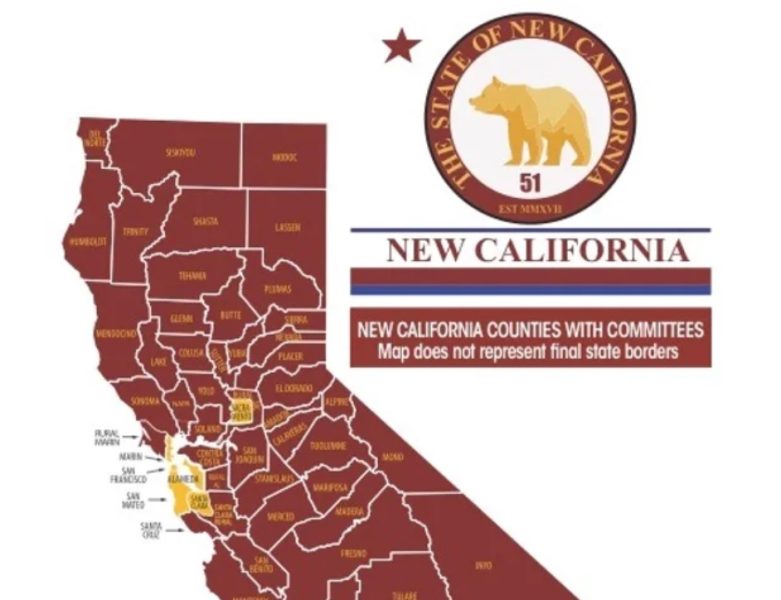 The State of New California Is Looking for a Location for Its Capital
