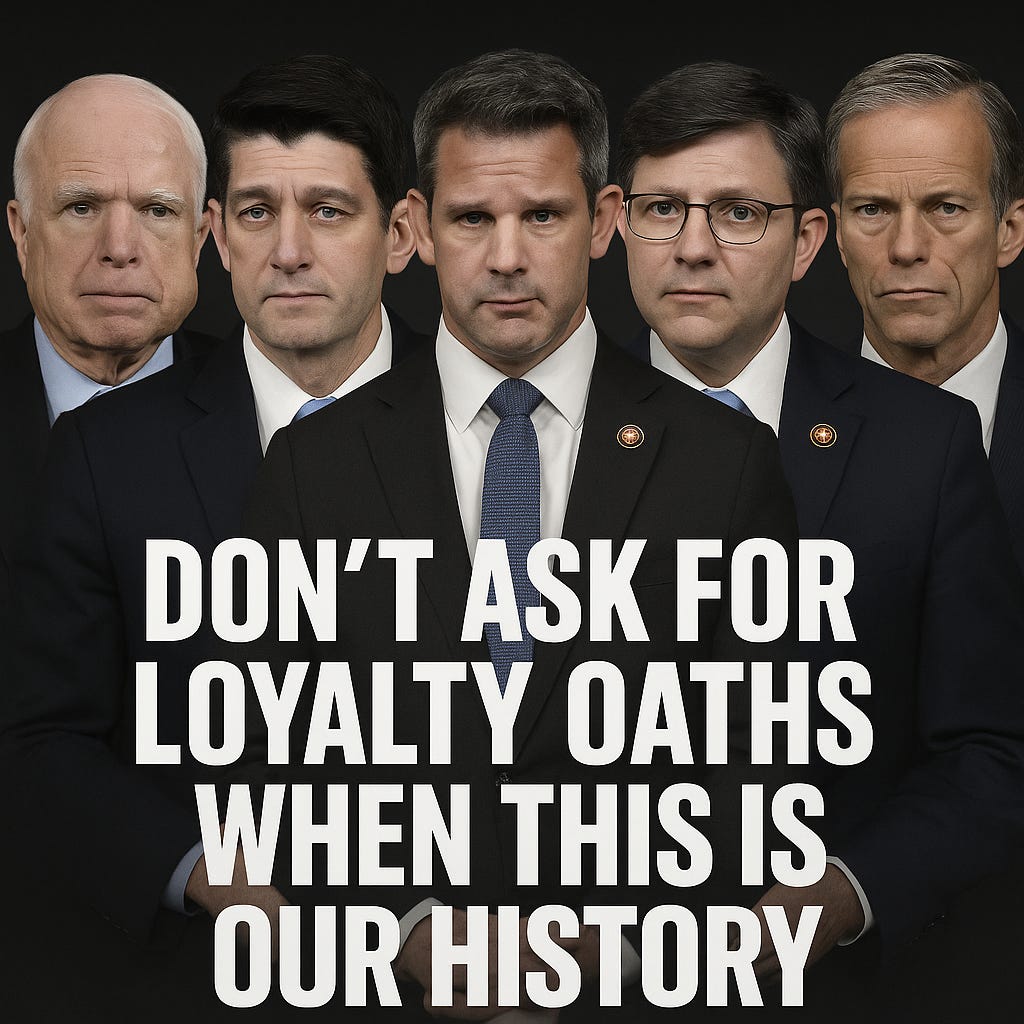 Don’t Ask for Loyalty Oaths When This Is Our History