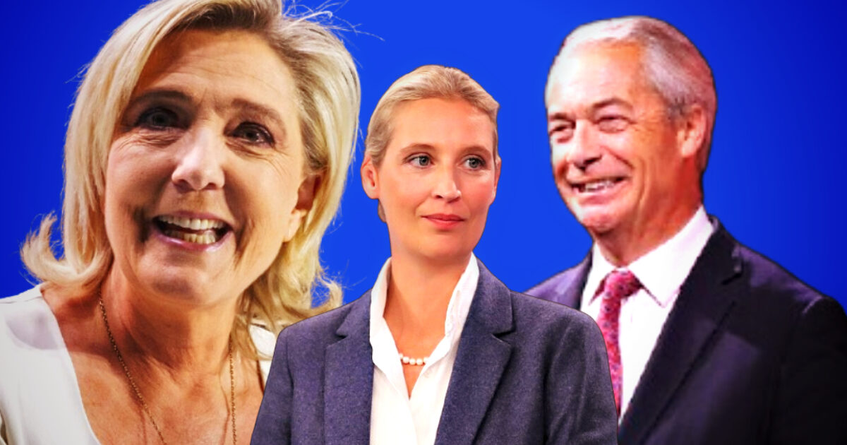 THE RIGHT STUFF: With German AfD Party Topping Opinion Poll for the First Time, Now Right-Wingers Lead Voter Preference in the UK, France and Germany in Historic Shift