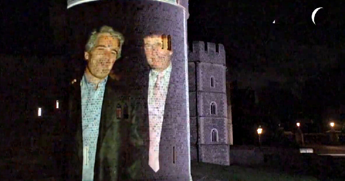Four People Arrested in the UK for Projecting Images of Trump and Epstein in the Walls of Windsor Castle as the State Visit Begins (VIDEO)