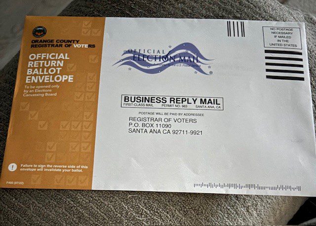 HERE WE GO AGAIN – In California Election For Congressional Redistricting – “See Through” Ballot Envelopes Allow You to See How Voter Voted