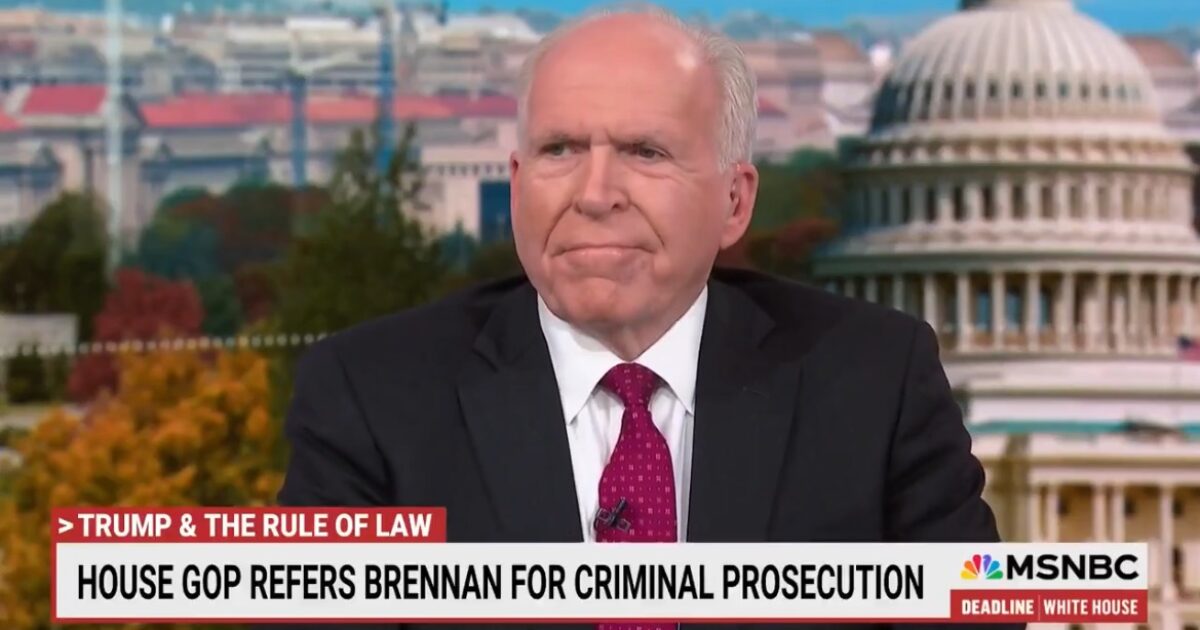 A Nervous John Brennan Responds to Jim Jordan’s Criminal Referral (VIDEO)