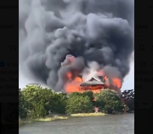 Beachfront House of South Carolina Judge Burns to the Ground on Saturday