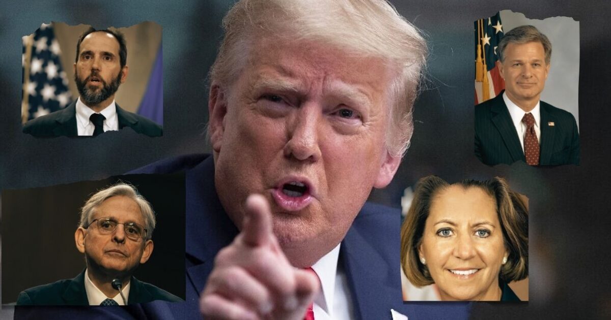 Fired Up Trump Demands Prosecution of Garland, Smith, Wray, and Other Deep State ‘Crooked Lowlifes’ for Illegal Spying on GOP Senators During Operation Arctic Frost