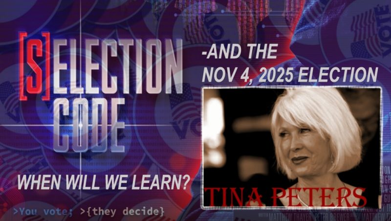 The Elections in NY, NJ, PA, Etc. Prove One Thing – Nobody Listened to Tina Peters.