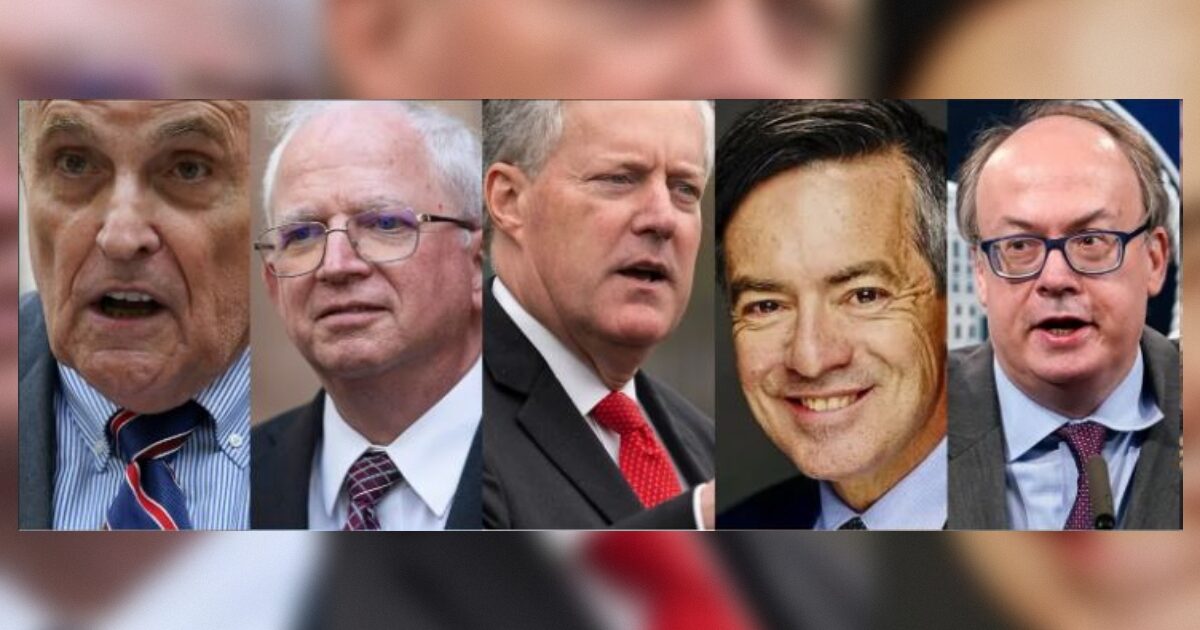 President Trump Pardons 77 Alternate Electors and Several Top Associates from 2020 Election, Including: Rudy Giuliani, Mark Meadows, John Eastman, Christina Bobb, Jeffrey Clark and Mark Meadows