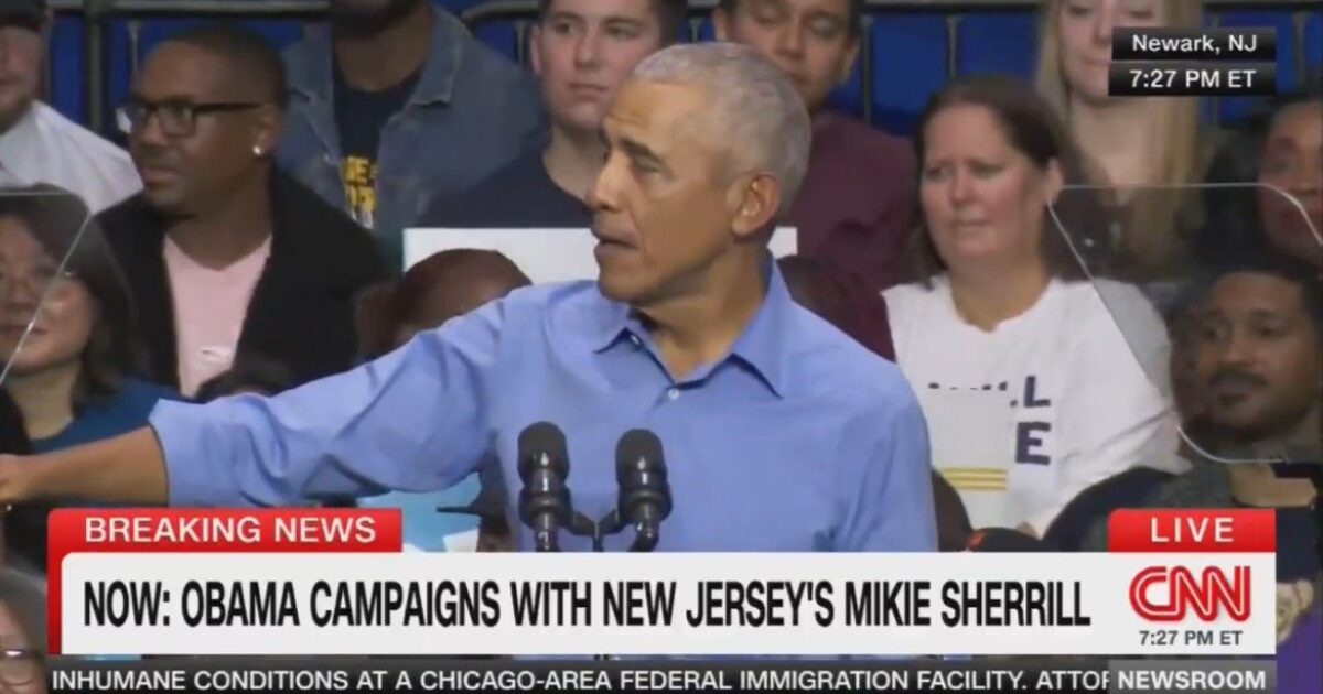 “You Look Cute.. But I’m Married! Michelle’s Fine Too!” – Creepy Narcissist Obama Flirts with Girl at New Jersey Rally For Mikie Sherrill (VIDEO)