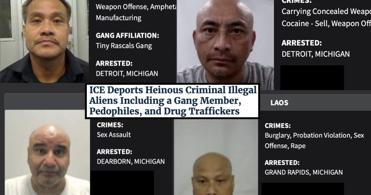 EXCLUSIVE: Stunning Report — 6 Non-Citizens on DHS “Worst of the Worst Criminal Aliens” List Are Registered Voters in Michigan — 2 Voted in Multiple Elections