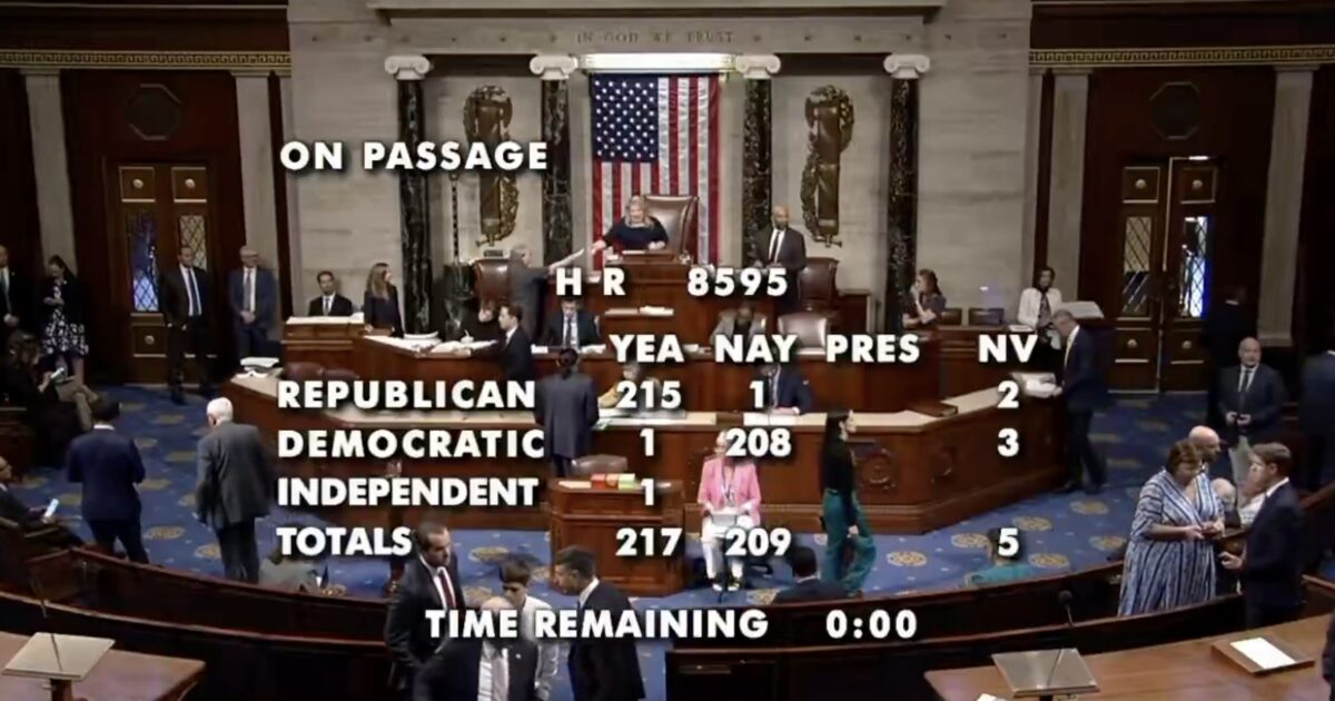 House Passes SAVE America Act as Part of MUST-PASS National Security Bill — Rep. Thomas Massie Votes No