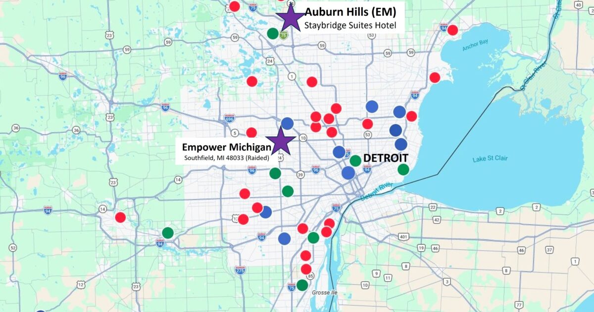 STUNNING NEW EVIDENCE Reveals 68 Cities Where Dem-Funded GBI Strategies Sent Over 104 Packages Filled With MI Voter Registrations…Muskegon Was Only Where They Were Caught