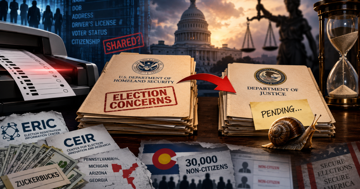 BREAKING: DHS Puts ERIC in the DOJ Crosshairs Over Election Issues TGP Has Been Reporting On for Years