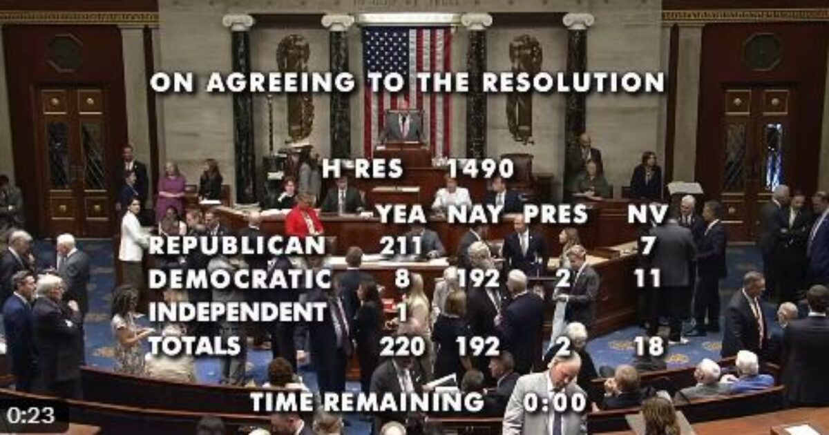Eight House Democrats Join Republicans in Condemning Socialism and Pass the SAVE America Act for Election Integrity